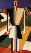 Kasimir Malevich A Peasant at the farm oil painting reproduction